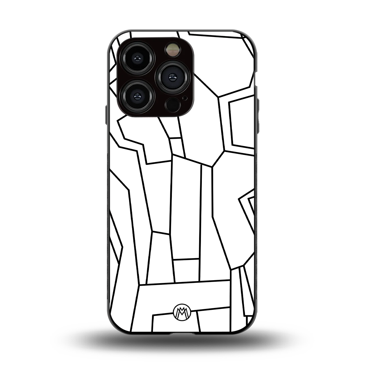 mosaic back phone cover | glass case for iphone 15 pro