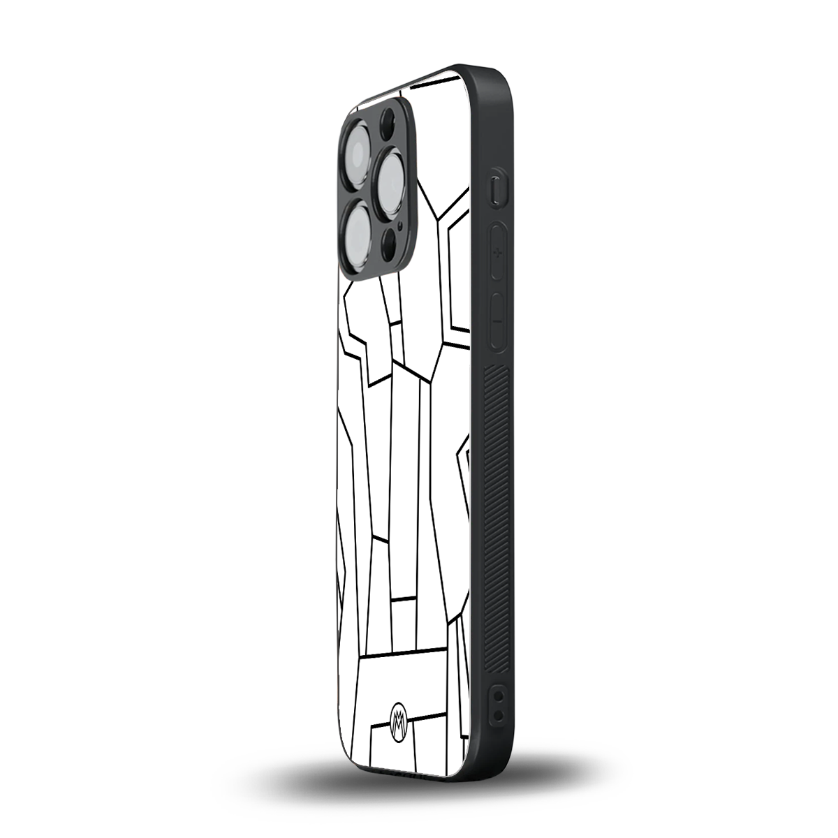 mosaic back phone cover | glass case for iphone 15 pro