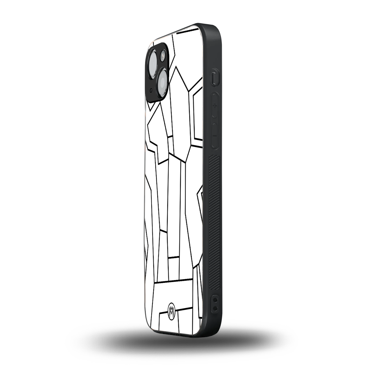 mosaic back phone cover | glass case for iphone 15