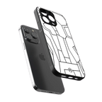 mosaic back phone cover | glass case for iphone 15 pro