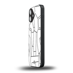 mosaic back phone cover | glass case for iphone 16 plus