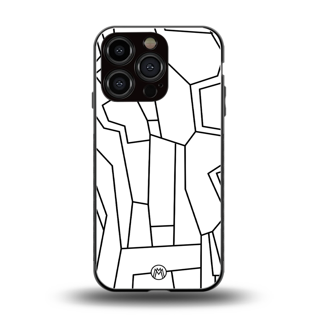 mosaic back phone cover | glass case for iphone 16 pro