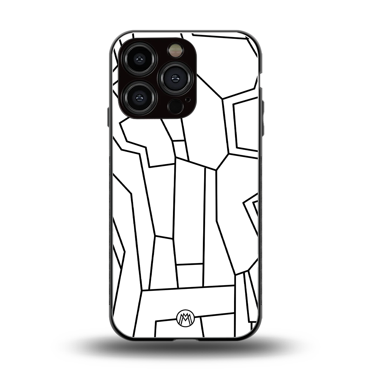 mosaic back phone cover | glass case for iphone 16 pro