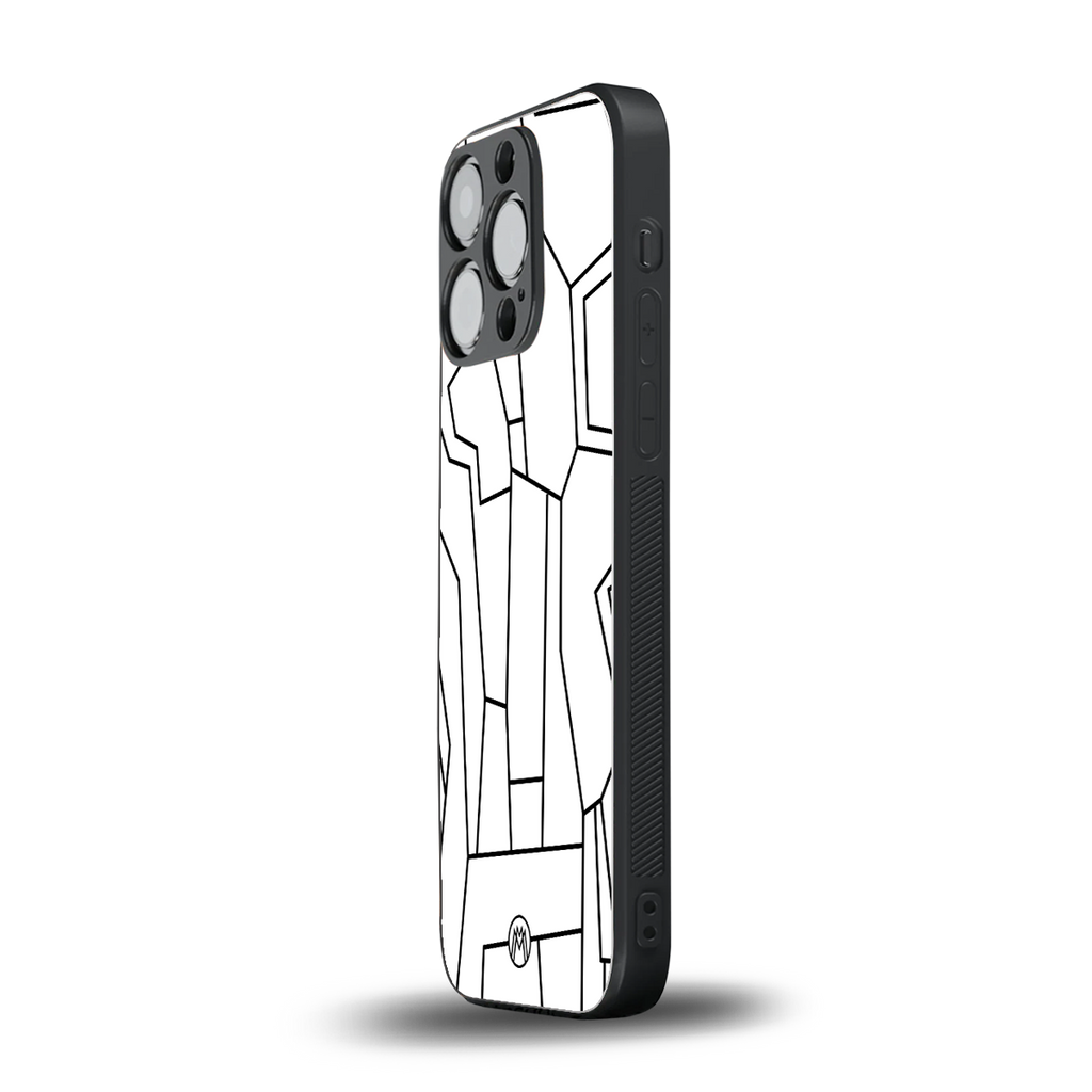 mosaic back phone cover | glass case for iphone 16 pro