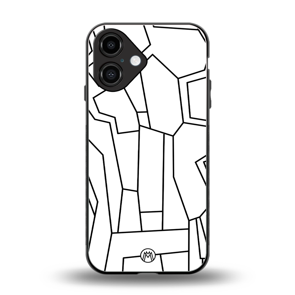 mosaic back phone cover | glass case for iphone 16