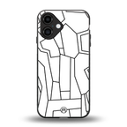 mosaic back phone cover | glass case for iphone 16