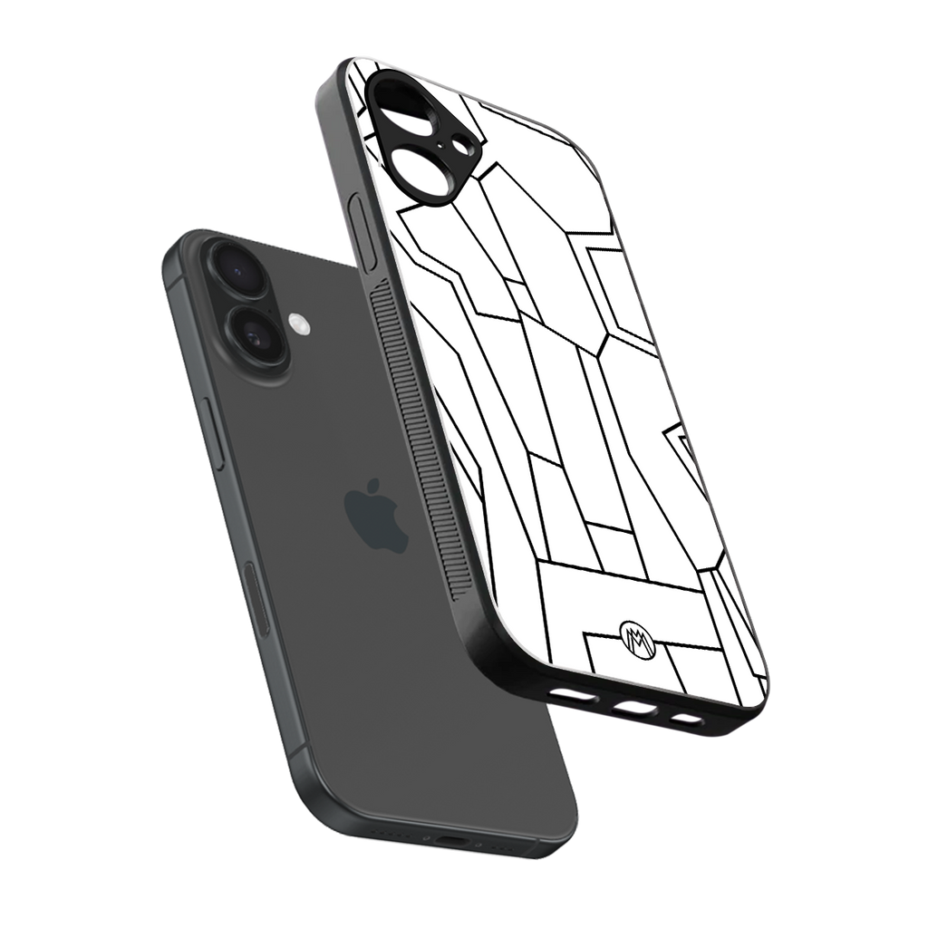 mosaic back phone cover | glass case for iphone 16
