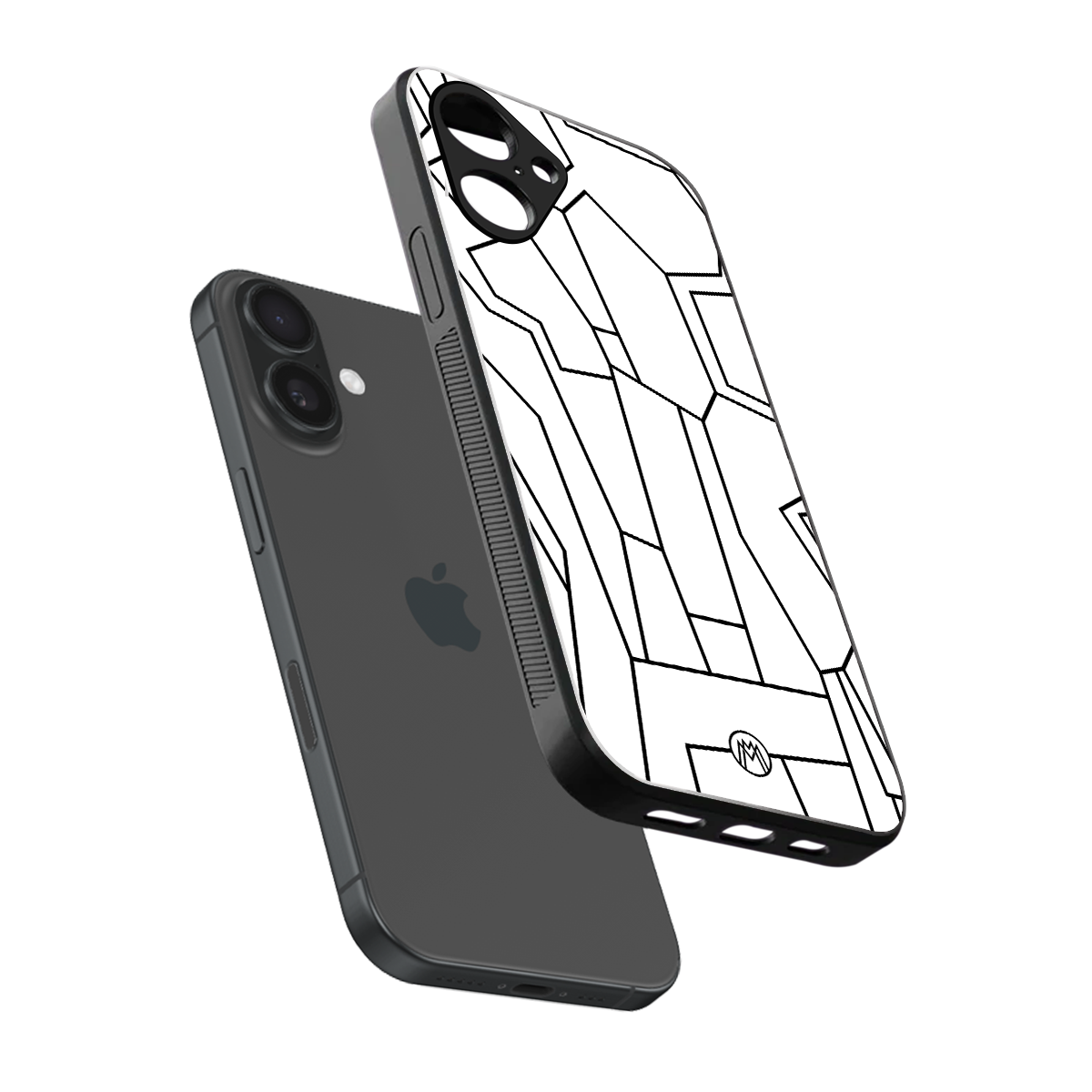 mosaic back phone cover | glass case for iphone 16