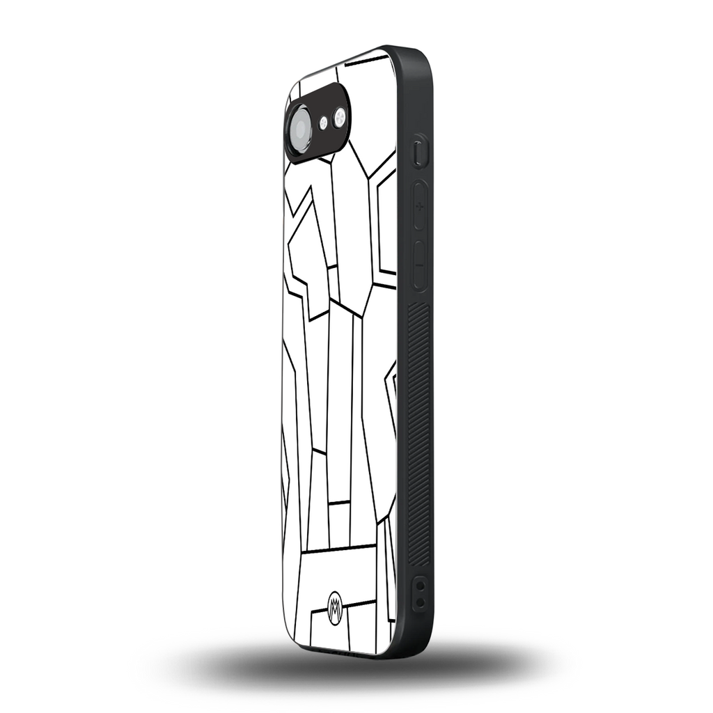 mosaic back phone cover | glass case for iphone 16e