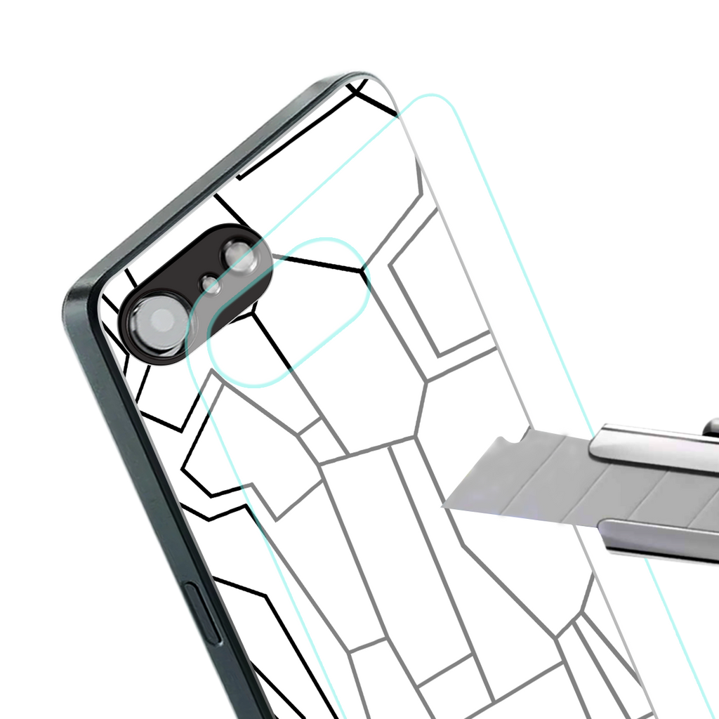 mosaic back phone cover | glass case for iphone 16e