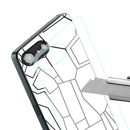 mosaic back phone cover | glass case for iphone 16e