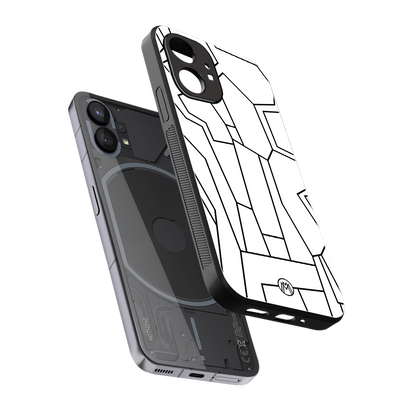 mosaic back phone cover | glass case for nothing phone 1