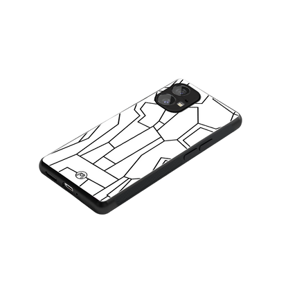 mosaic back phone cover | glass case for nothing phone 1