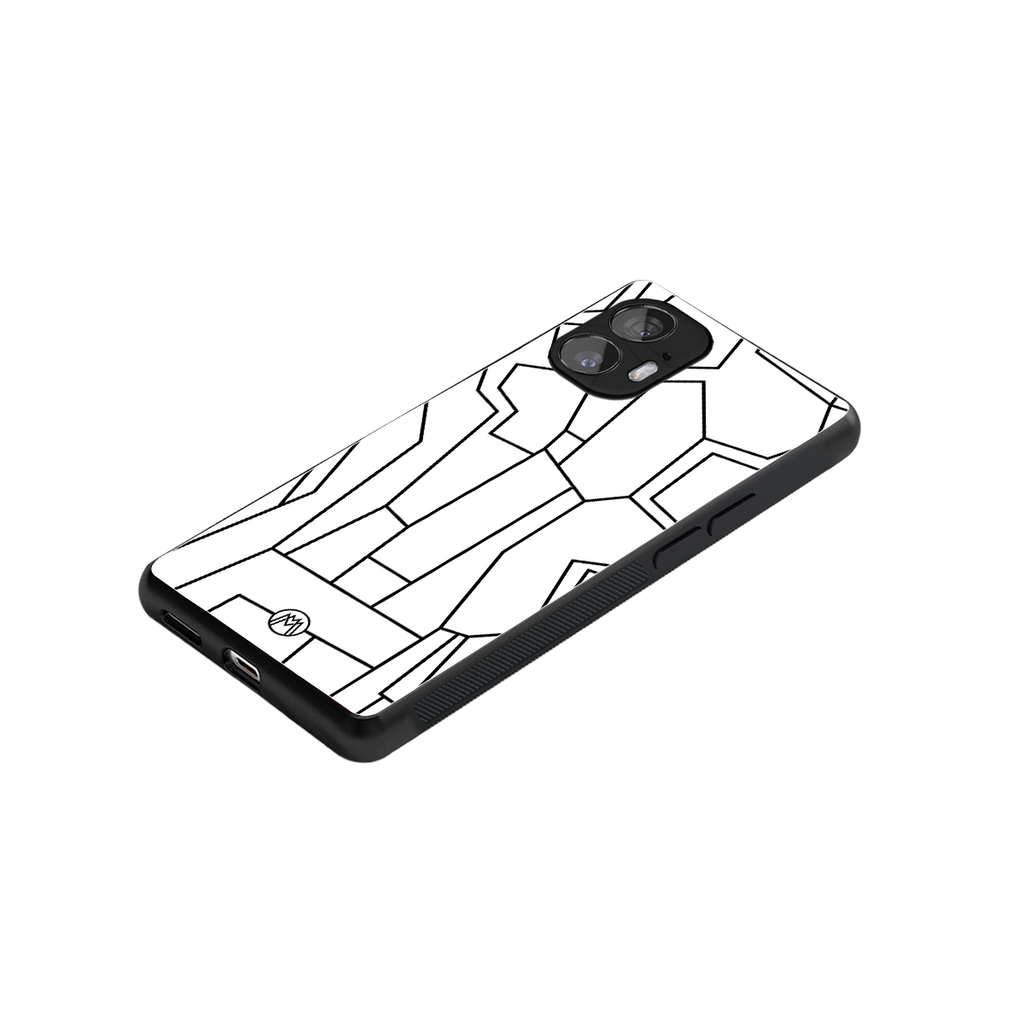 mosaic back phone cover | glass case for nothing phone 2