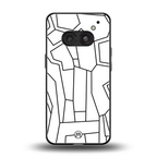 mosaic back phone cover | glass case for nothing phone 2a
