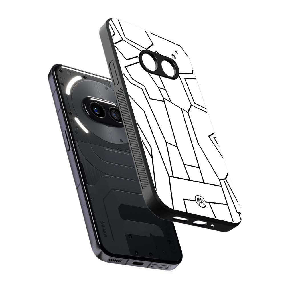 mosaic back phone cover | glass case for nothing phone 2a