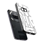 mosaic back phone cover | glass case for nothing phone 2a