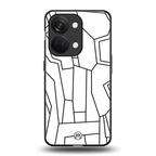 mosaic back phone cover | glass case for oneplus nord 3