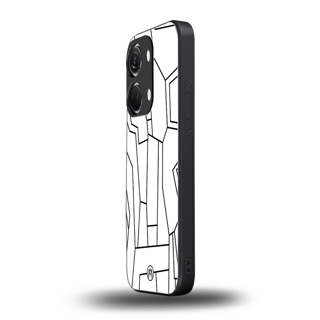 mosaic back phone cover | glass case for oneplus nord 3