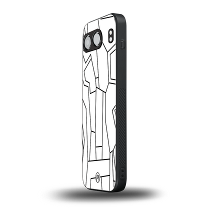 mosaic back phone cover | glass case for oneplus nord 4