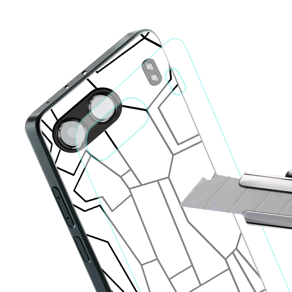 mosaic back phone cover | glass case for oneplus nord 4