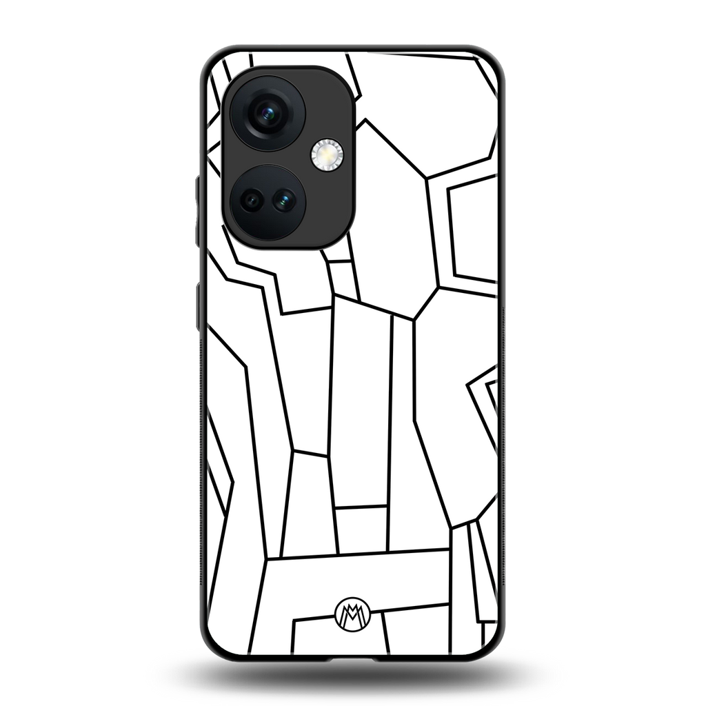 mosaic back phone cover | glass case for oneplus nord ce 3