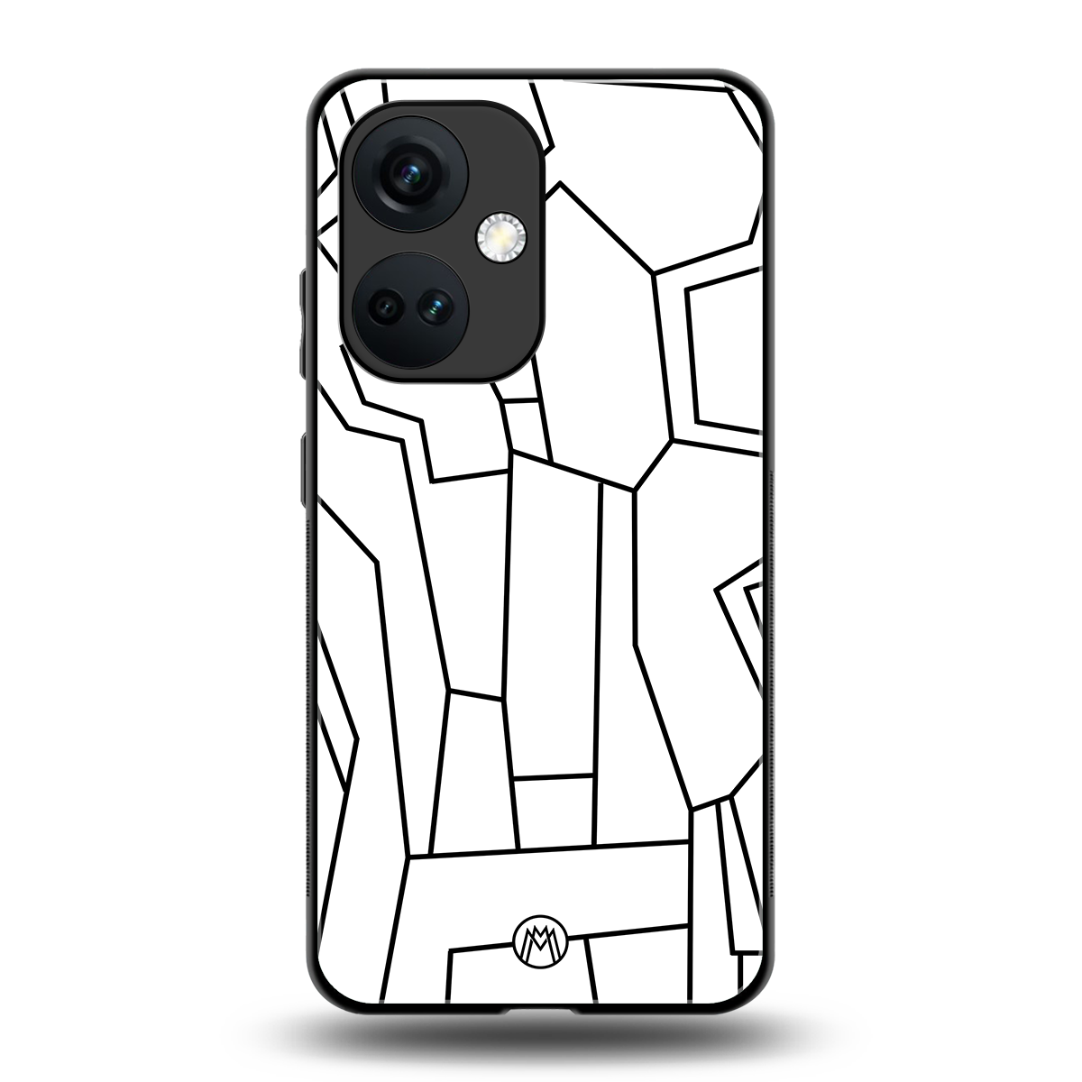 mosaic back phone cover | glass case for oneplus nord ce 3