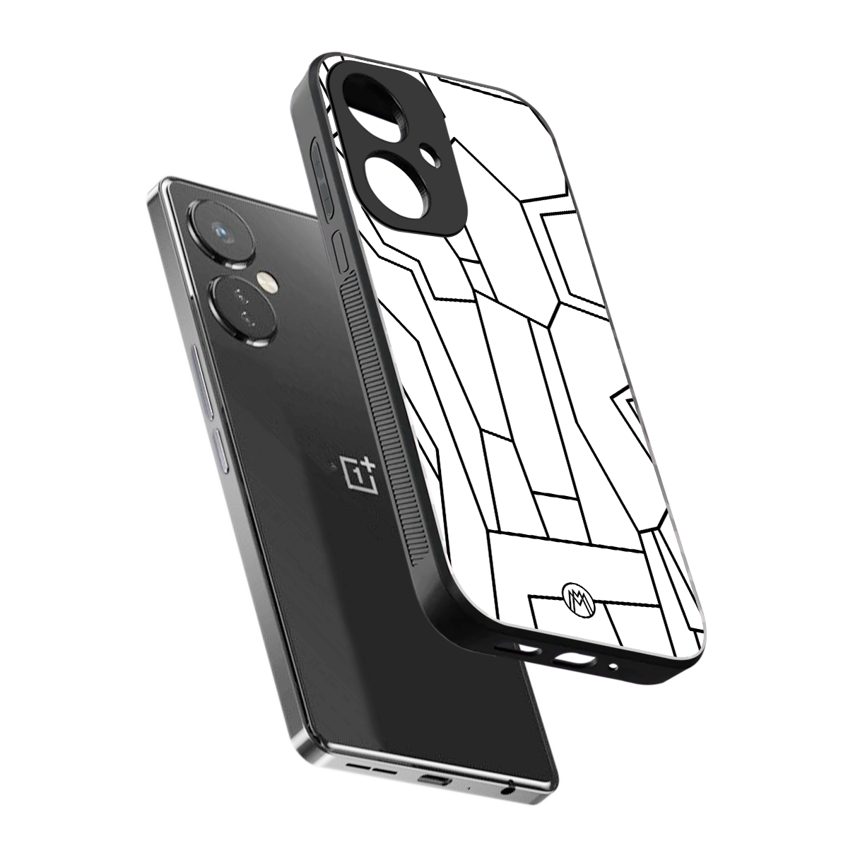 mosaic back phone cover | glass case for oneplus nord ce 3