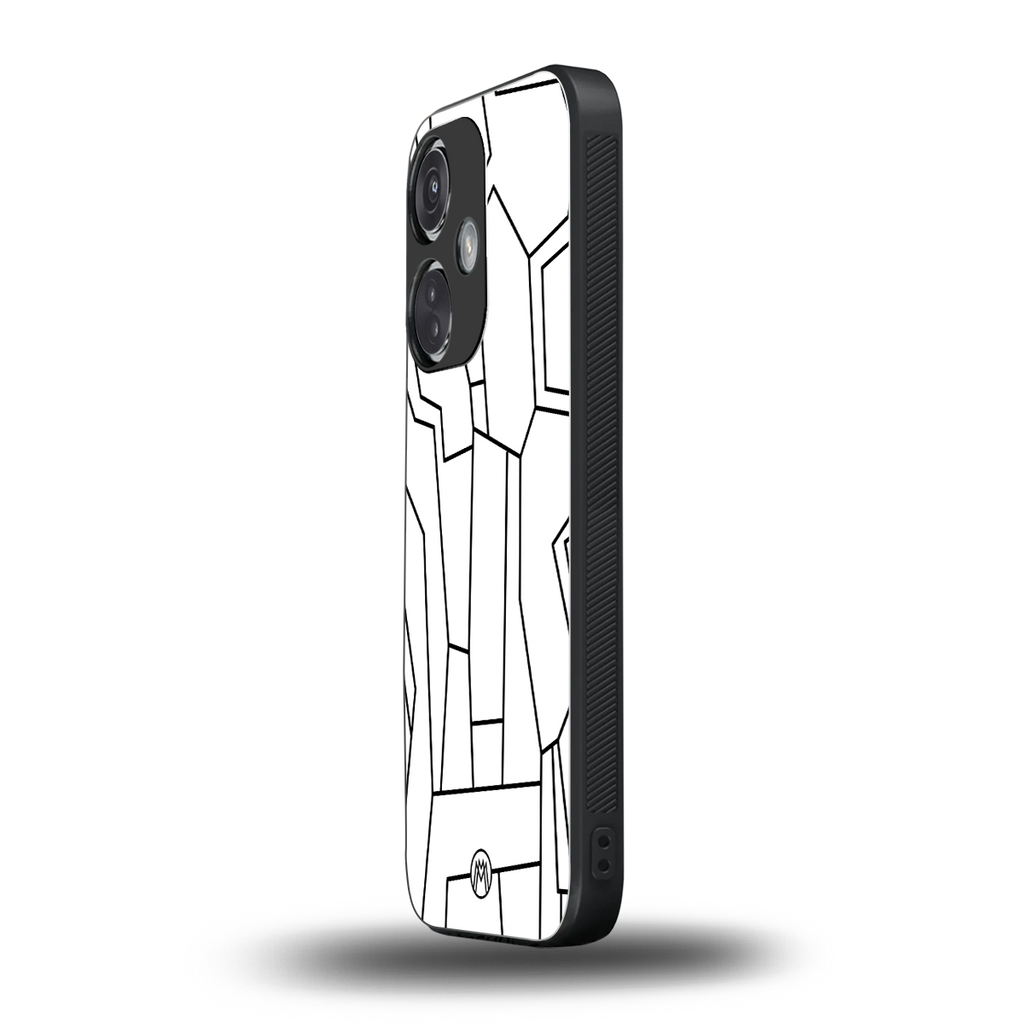 mosaic back phone cover | glass case for oneplus nord ce 3