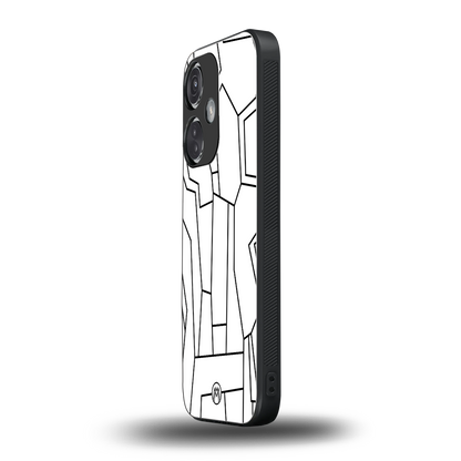 mosaic back phone cover | glass case for oneplus nord ce 3