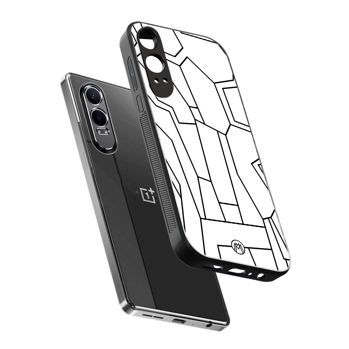 mosaic back phone cover | glass case for oneplus nord ce 4 lite