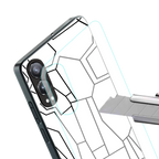 mosaic back phone cover | glass case for oneplus nord ce 4 lite