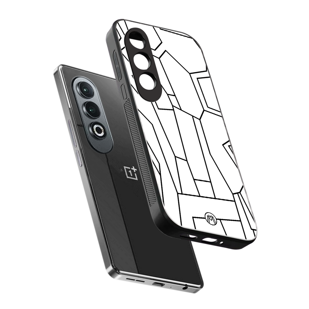 mosaic back phone cover | glass case for oneplus nord ce 4