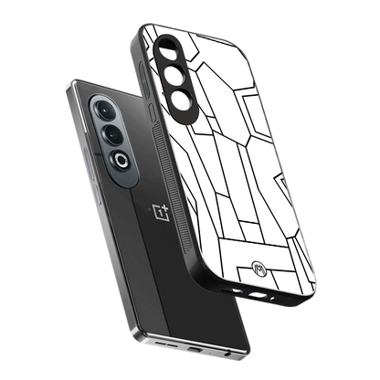 mosaic back phone cover | glass case for oneplus nord ce 4