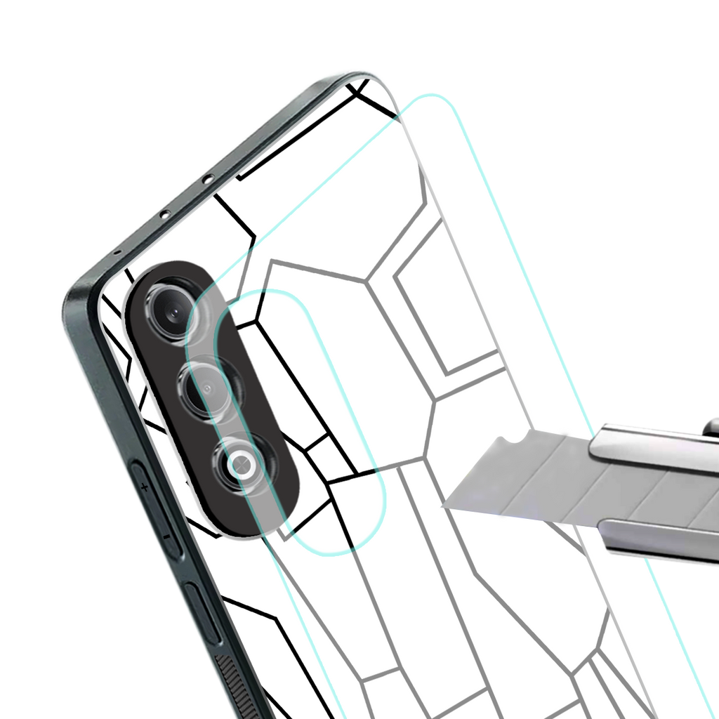 mosaic back phone cover | glass case for oneplus nord ce 4