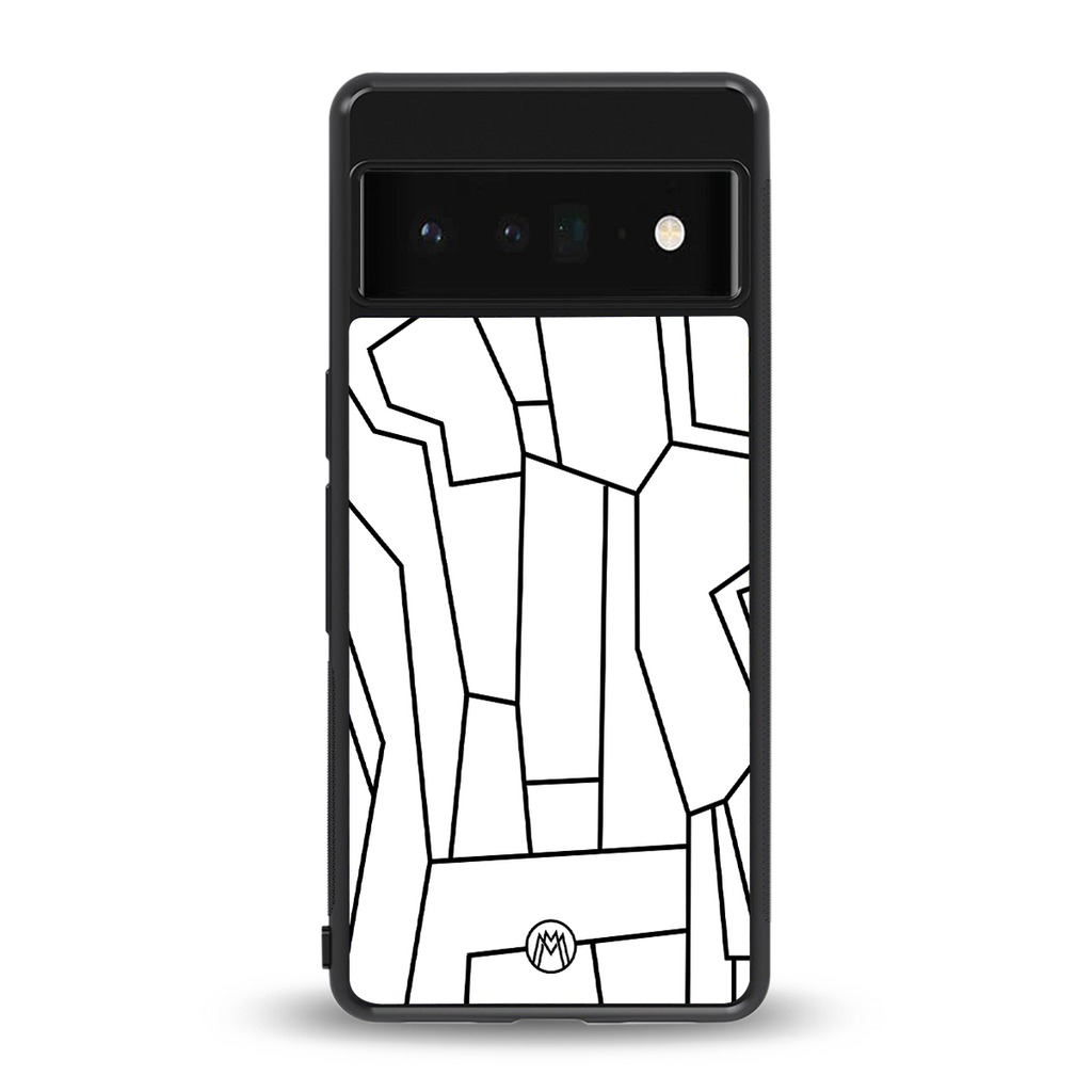 mosaic back phone cover | glass case for google pixel 6 pro