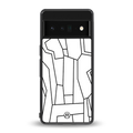 mosaic back phone cover | glass case for google pixel 6 pro