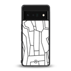 mosaic back phone cover | glass case for google pixel 6 pro