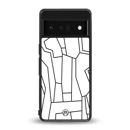 mosaic back phone cover | glass case for google pixel 6 pro