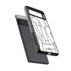 mosaic back phone cover | glass case for google pixel 6 pro