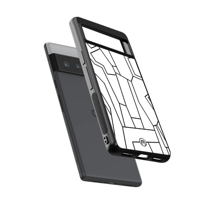 mosaic back phone cover | glass case for google pixel 6 pro
