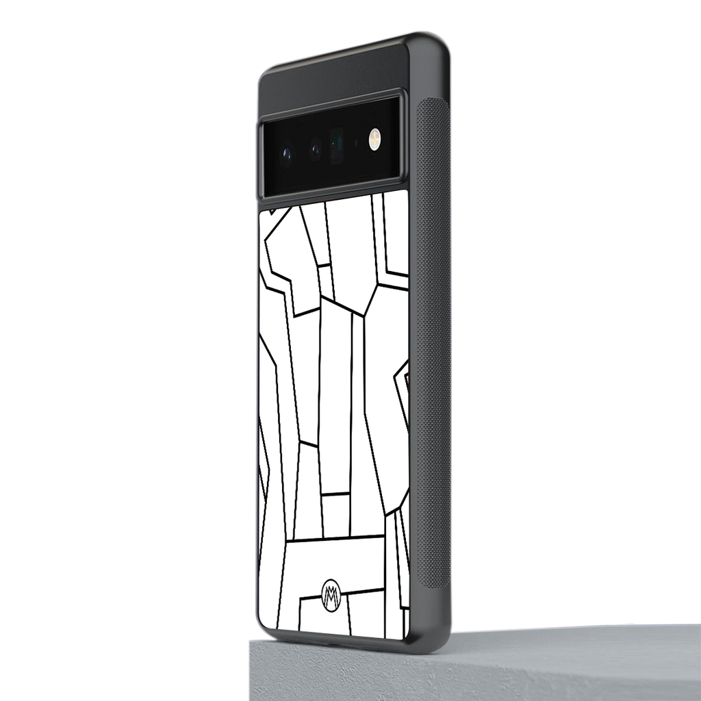 mosaic back phone cover | glass case for google pixel 6 pro