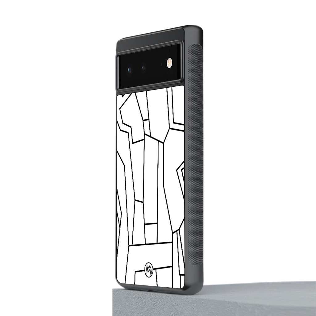 mosaic back phone cover | glass case for google pixel 6