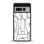 mosaic back phone cover | glass case for google pixel 7 pro
