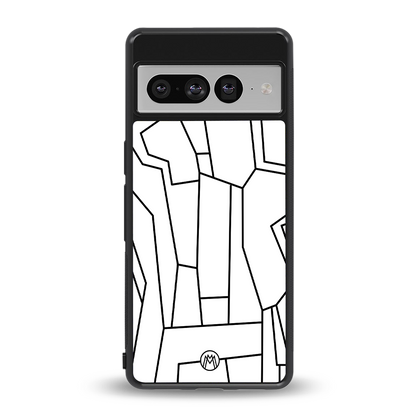 mosaic back phone cover | glass case for google pixel 7 pro