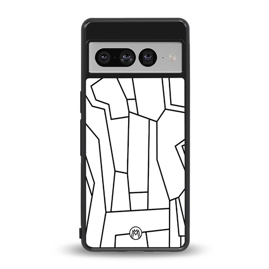 mosaic back phone cover | glass case for google pixel 7 pro