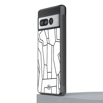 mosaic back phone cover | glass case for google pixel 7 pro