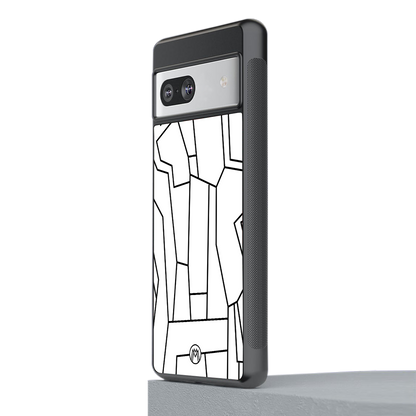 mosaic back phone cover | glass case for Google Pixel 7A