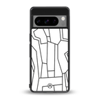 mosaic back phone cover | glass case for google pixel 8 pro