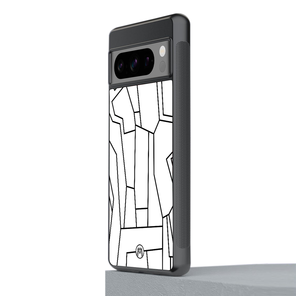 mosaic back phone cover | glass case for google pixel 8 pro